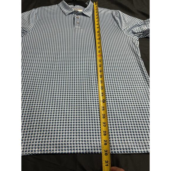 PGA Tour Pro Series Golf Polo Shirt Men’s Large Blue White Black NWT MSRP $68 - Picture 7 of 9
